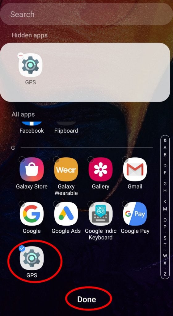 how to hide mobile tracker app